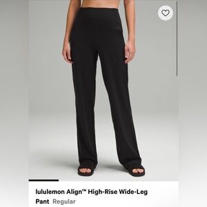 Lululemon Align High Rise Wide Leg Pant